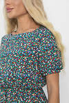 LT Collection Платье 543214 П13858-35М зеленый/мультиколор