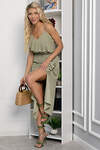 LT Collection Сарафан 543222 П13870-7М оливковый