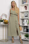 LT Collection Сарафан 543222 П13870-7М оливковый