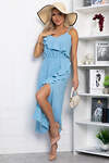 LT Collection Сарафан 543227 П13896-7М голубой