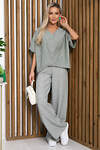 LT Collection Блуза 543701 Б13833-7М зеленый