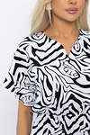 LT Collection Платье 543707 П13871-35М черно-белый