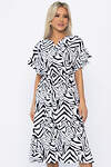 LT Collection Платье 543707 П13871-35М черно-белый