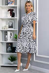 LT Collection Платье 543707 П13871-35М черно-белый