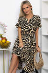 LT Collection Платье 543708 П13872-35М черно-бежевый