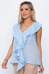 LT Collection Блуза 543711 Б13894-7М голубой