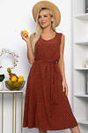 LT Collection Платье 543713 П13902-19М терракотовый