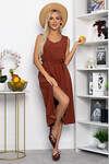 LT Collection Платье 543713 П13902-19М терракотовый