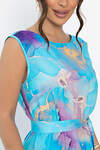 LT Collection Платье 543728 П13923-4М голубой