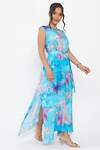LT Collection Платье 543728 П13923-4М голубой