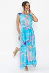 LT Collection Платье 543728 П13923-4М голубой