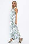 LT Collection Платье 543729 П13922-4М белый/зеленый