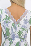 LT Collection Платье 543729 П13922-4М белый/зеленый