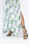 LT Collection Платье 543729 П13922-4М белый/зеленый