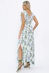 LT Collection Платье 543729 П13922-4М белый/зеленый