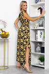 LT Collection Платье 543730 П13924-4М черный/желтый