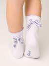 CONTE-KIDS Носки 543761 TIP-TOP (декор, бантики) 24С-179СП белый-сиреневый