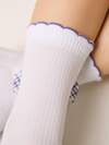 CONTE-KIDS Носки 543761 TIP-TOP (декор, бантики) 24С-179СП белый-сиреневый