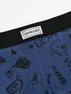 DiWaRi Трусы 543773 BASIC MSH 700 (пакет) dark blue print