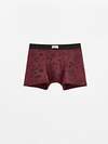 DiWaRi Трусы 543775 BASIC MSH 700 (пакет) dark bordo print