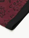DiWaRi Трусы 543775 BASIC MSH 700 (пакет) dark bordo print