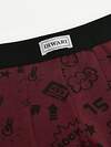DiWaRi Трусы 543775 BASIC MSH 700 (пакет) dark bordo print