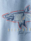 VILATTE Футболка 543941 U49.045 голубой меланж_shark