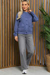 LT Collection Бомбер 544769 Б13358-2М джинсовый (оттенок синего)