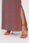 LT Collection Платье 544787 П13881-12М Серо-оранжевый