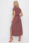 LT Collection Платье 544787 П13881-12М Серо-оранжевый