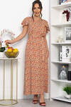 LT Collection Платье 544791 П13882-16М бежевый/мультиколор