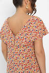 LT Collection Платье 544791 П13882-16М бежевый/мультиколор