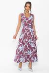 LT Collection Платье 544800 П13914-25М бордово-голубой