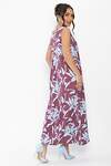 LT Collection Платье 544800 П13914-25М бордово-голубой