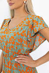 LT Collection Платье 544801 П13933-35М Оливково-оранжевый