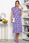 LT Collection Платье 544807 П13932-35М фиолетово-голубой