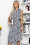 LT Collection Платье 544808 П13936-35М черно-белый