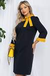 LT Collection Платье 545348 П13233-24М черный/желтый