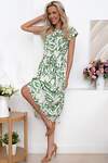 LT Collection Платье 545350 П13873-45М зеленый/молочный