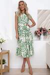 LT Collection Платье 545350 П13873-45М зеленый/молочный