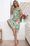 LT Collection Платье 545350 П13873-45М зеленый/молочный
