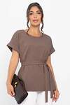 LT Collection Блуза 546021 Б13909-19М коричневый