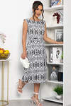 LT Collection Платье 546032 П13958-10М черно-белый