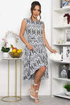 LT Collection Платье 546032 П13958-10М черно-белый