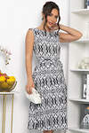 LT Collection Платье 546032 П13958-10М черно-белый