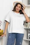 LT Collection Блуза 546034 Б13940-1М белый