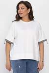 LT Collection Блуза 546034 Б13940-1М белый