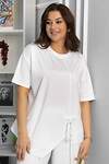LT Collection Блуза 546038 Б13942-1М белый