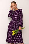 Open-style Платье 546216 5265 фиолетовый/белый