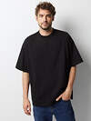 Omsa Футболка 546384 OmU 14501ST Футболка мужская OVERSIZE (кулирка), CO Nero (Черный)